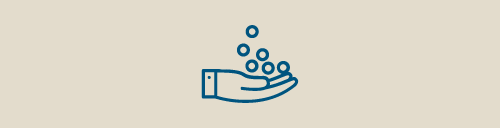 coins dropping into hand icon
